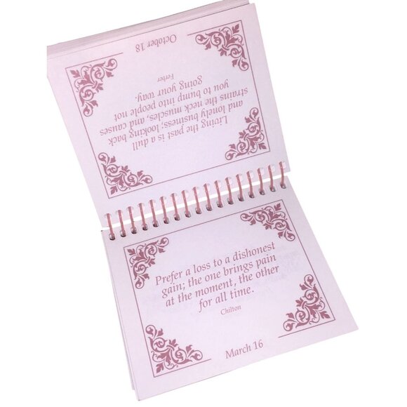 Vintage Small Miniature Friendship Quote Book - Picture 2 of 6